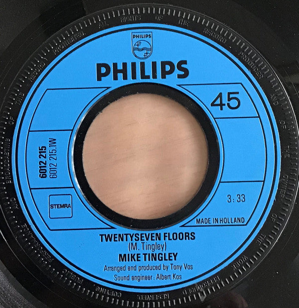 Mike Tingley : Twentyseven Floors (7", Single)