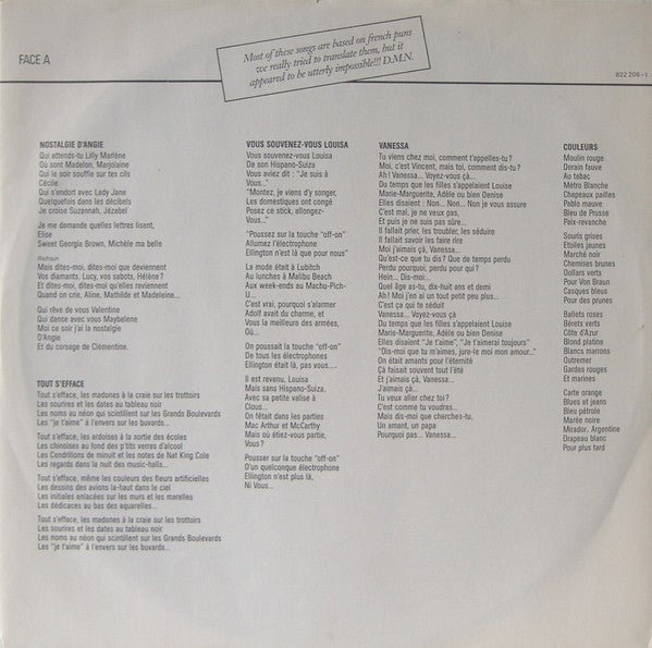 Yves Montand : Chante D. Mc Neil - F. Giroud - M. Legrand - M. Jonasz - J.-P. Bisson - J.-M. Sénia (LP, Album)