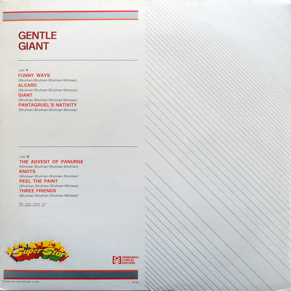 Gentle Giant : Gentle Giant (LP, Comp)