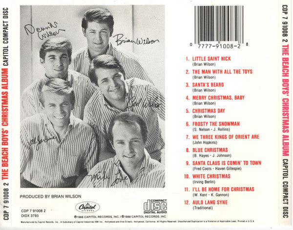 The Beach Boys : The Beach Boys' Christmas Album (CD, Album, RE)