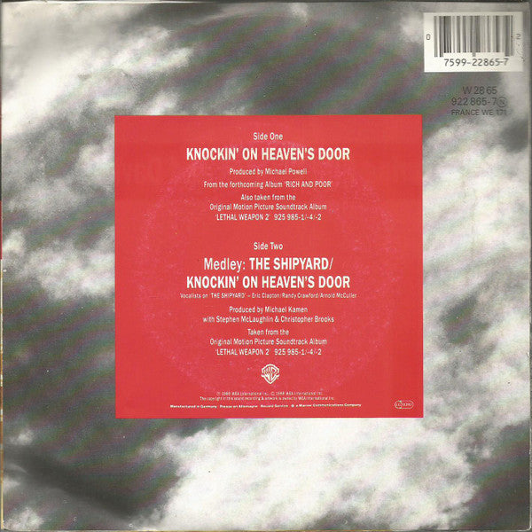 Randy Crawford Featuring Eric Clapton And David Sanborn : Knockin' On Heaven's Door (7", Single)