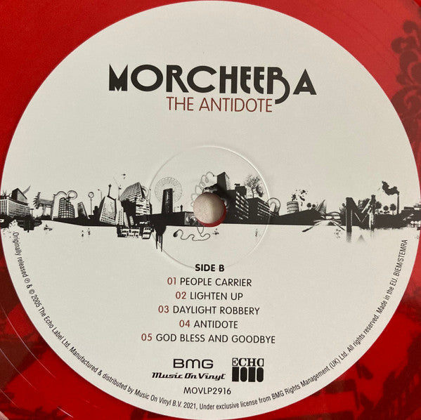 Morcheeba : The Antidote (LP, Album, Ltd, Num, RE, Red)