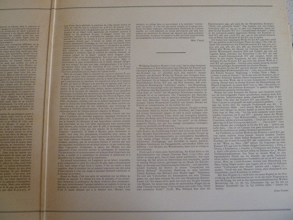 Murray Perahia - Wolfgang Amadeus Mozart, English Chamber Orchestra : Mozart Concerti N° 24. C Minor / c-moll / Ut Mineur. K.491 / N° 14. E Flat / Es-Dur / Mi Bémol. K.449 (LP)