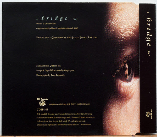 Queensrÿche : Bridge (CD, Single, Promo)