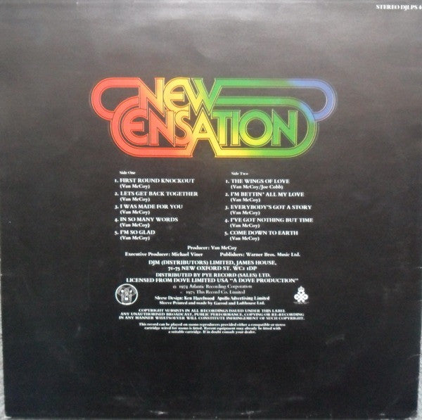 The New Censation : New Censation (LP, Album)