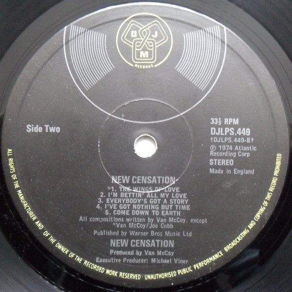The New Censation : New Censation (LP, Album)