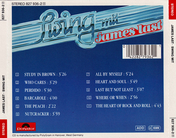James Last : Swing Mit (CD, Album)