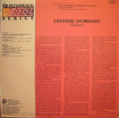 Freddie Hubbard : Skylark (LP, Album, RM)