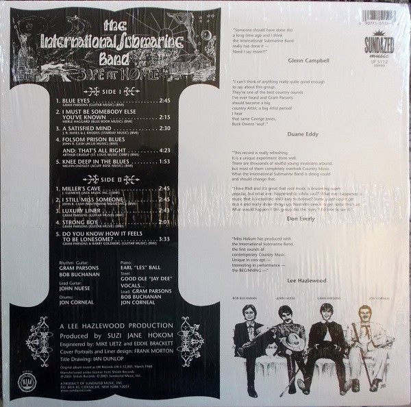 The International Submarine Band : Safe At Home (LP, Album, RE, 180)