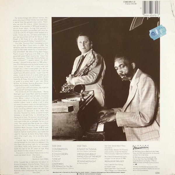 Stan Getz & Albert Dailey : Poetry (LP, Album)