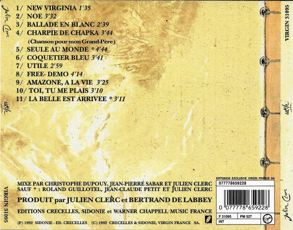 Julien Clerc : Utile (CD, Album)