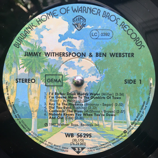 Jimmy Witherspoon & Ben Webster : That's Jazz (LP, RE)