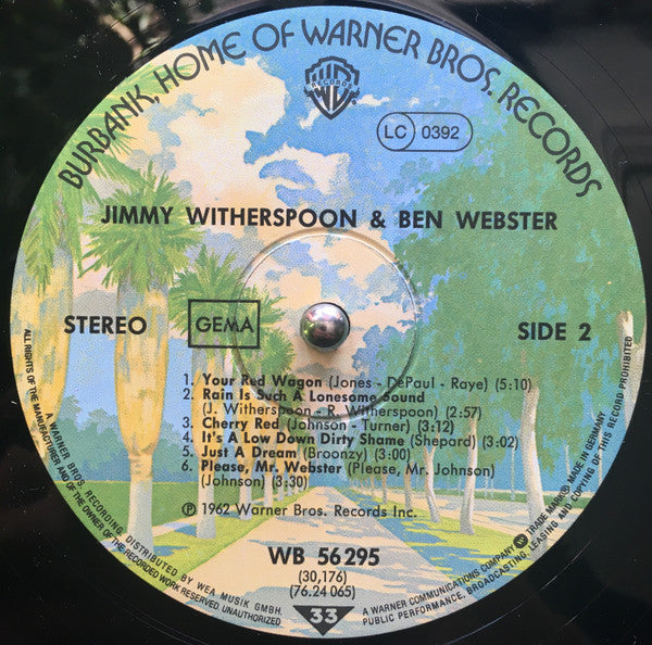 Jimmy Witherspoon & Ben Webster : That's Jazz (LP, RE)