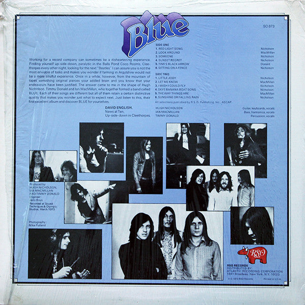 Blue (31) : Blue (LP, Album)