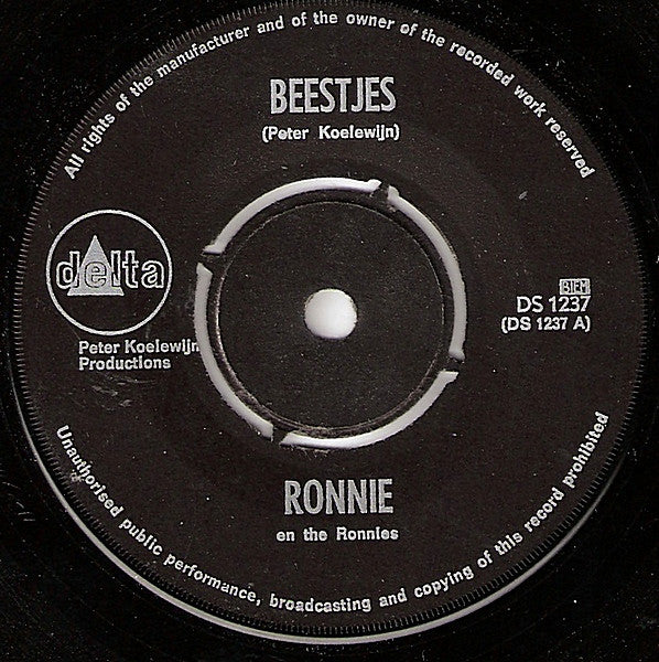 Ronnie En The Ronnies* : Beestjes (7", Single)