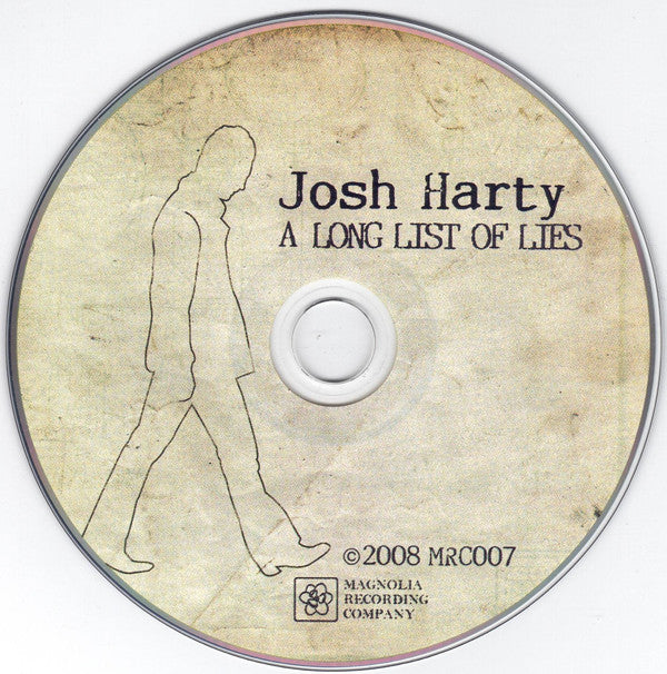 Josh Harty : A Long List Of Lies (CD, Album)
