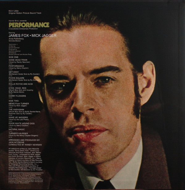 Various : Performance: Original Motion Picture Sound Track (LP, Album, Ltd, RE, Yel)