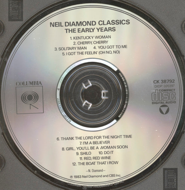 Neil Diamond : Classics The Early Years (CD, Comp, RP)