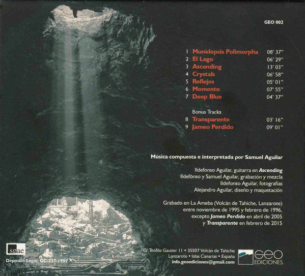 Samuel Aguilar : Música Para Los Jameos Del Agua (CD, Album, Dig)
