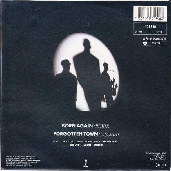 The Christians : Born Again (Remix) (7", Single)