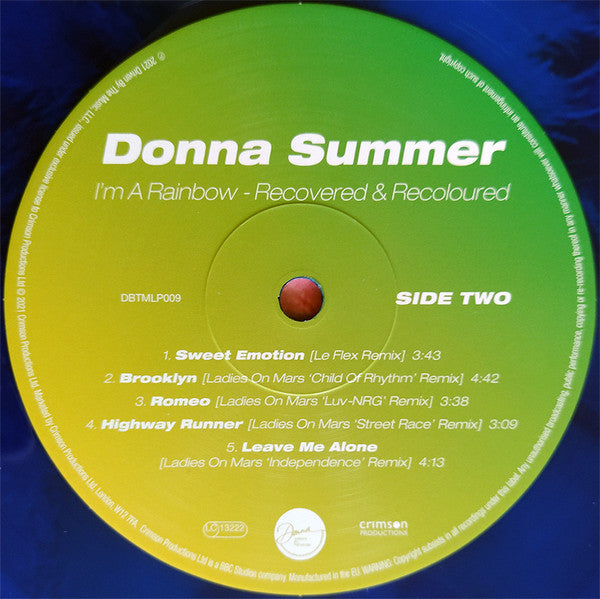 Donna Summer : I'm A Rainbow - Recovered & Recoloured (LP, Album, Blu)