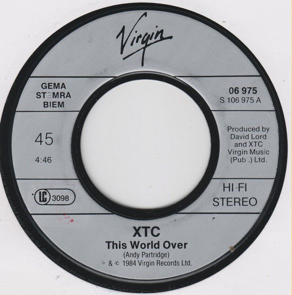 XTC : This World Over (7")
