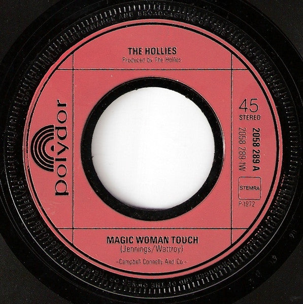 The Hollies : Magic Woman Touch / Indian Girl (7", Single)