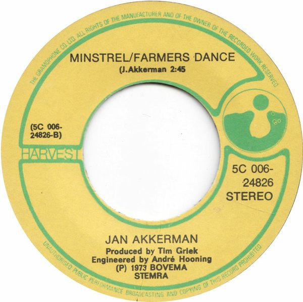 Jan Akkerman : Blue Boy (7", Single)