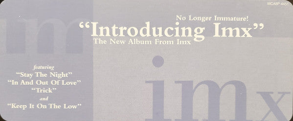 IMX : In & Out Of Love (12", Promo)