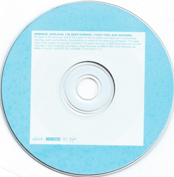 Embrace : Hooligan (CD, Single)