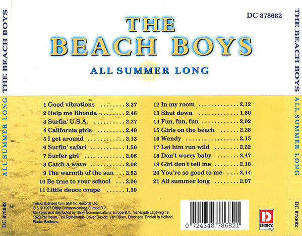 The Beach Boys : All Summer Long (CD, Comp)