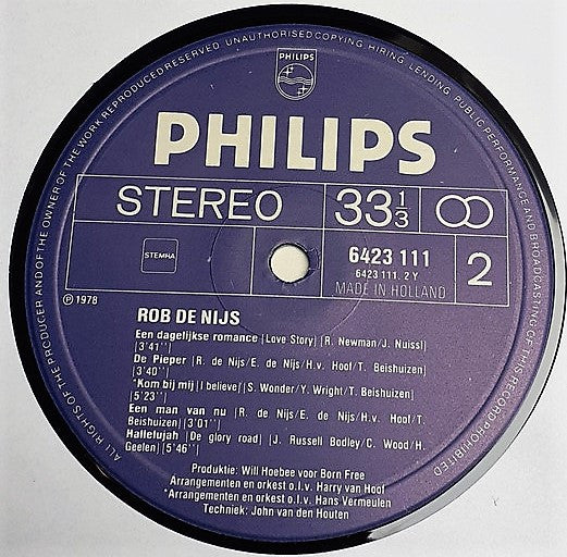 Rob de Nijs : Rob de Nijs (LP, Album)
