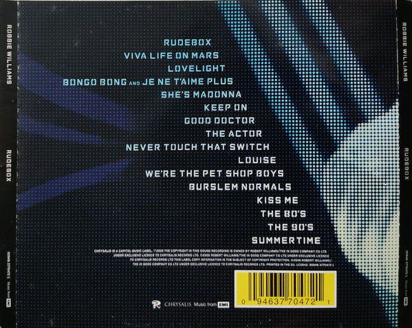 Robbie Williams : Rudebox (CD, Album, Enh)