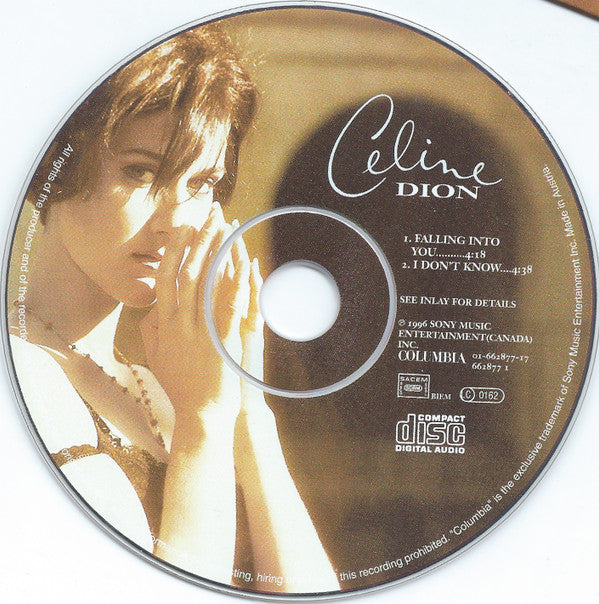 Céline Dion : Falling Into You (CD, Single, Car)