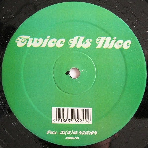 Twice As Nice : Full Speed Ahead / E-Motion (12")