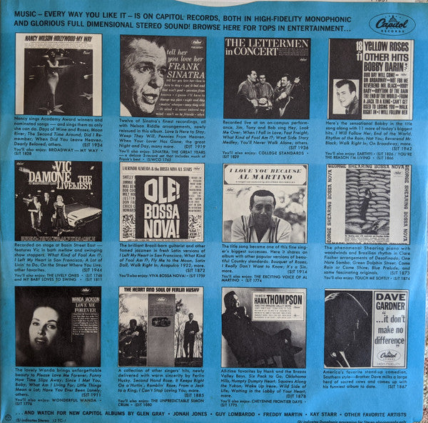 Bob Flanigan / John Gray (2) : Togetherness (LP, Album, Mono, Scr)