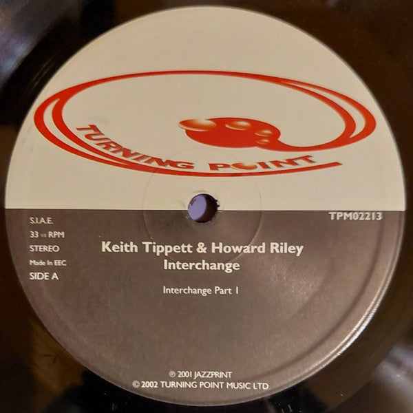 Keith Tippett & Howard Riley : Interchange (LP, Album, RE, 180)