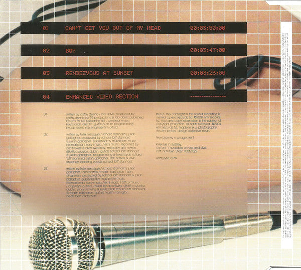 Kylie Minogue : Can't Get You Out Of My Head (CD, Single, Enh, CD1)