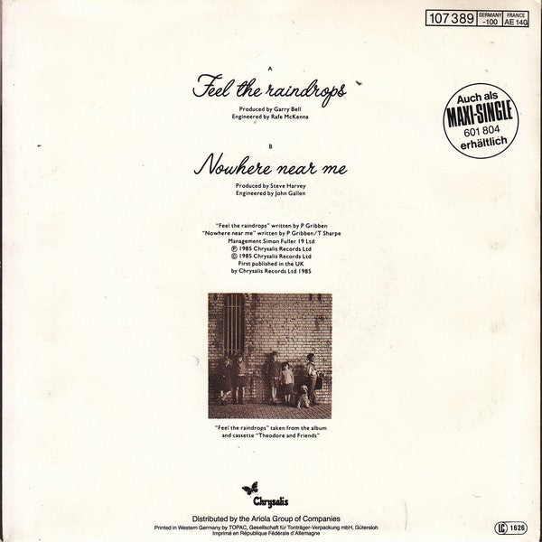 The Adventures : Feel The Raindrops (7", Single)