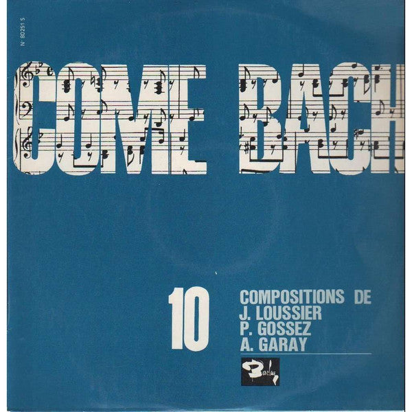 Pierre Gossez : Come Bach (LP, Album)