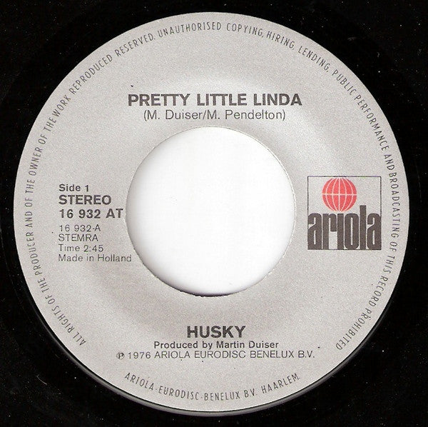 Husky (2) : Pretty Little Linda (7", Single)