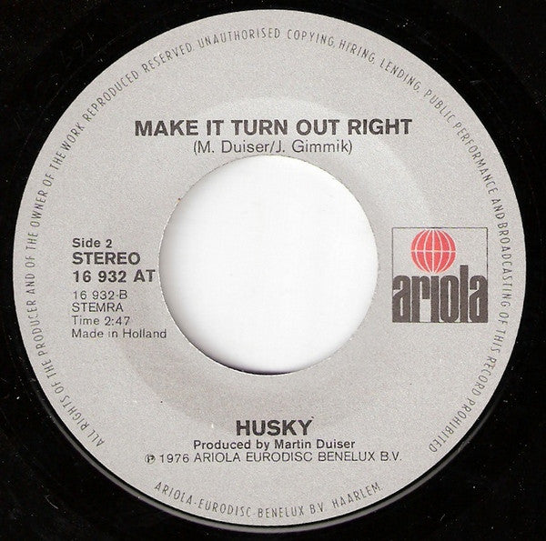 Husky (2) : Pretty Little Linda (7", Single)