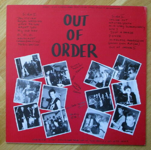 Out Of Order (18) : Open Prison (LP, Album)