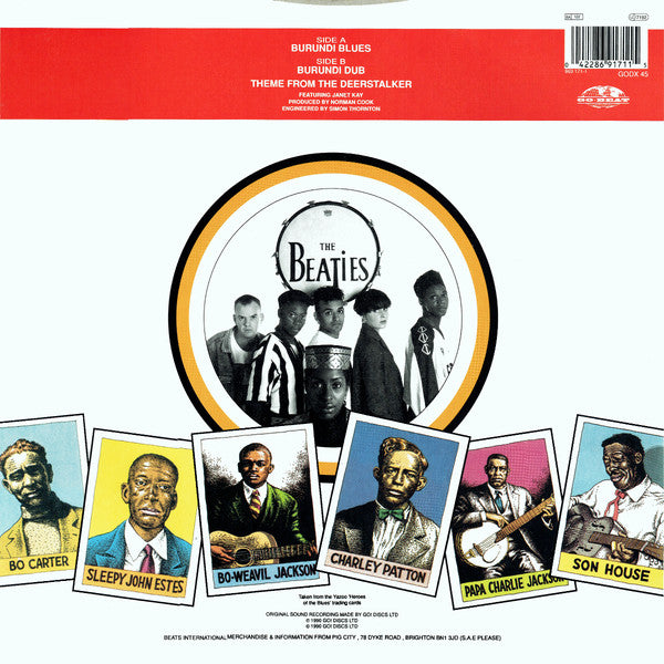 Beats International : Burundi Blues (12", Single)