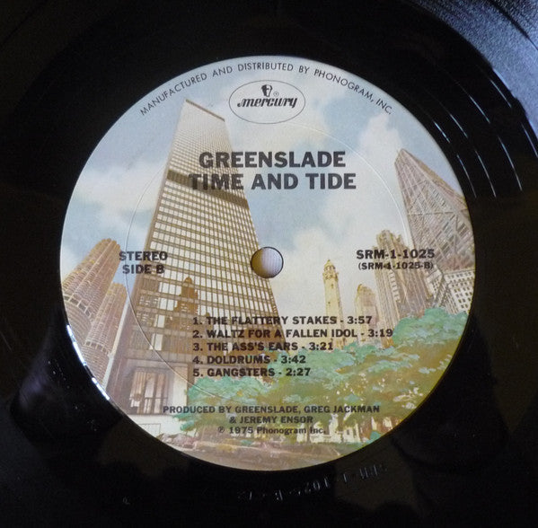 Greenslade : Time And Tide (LP, Album, Gat)