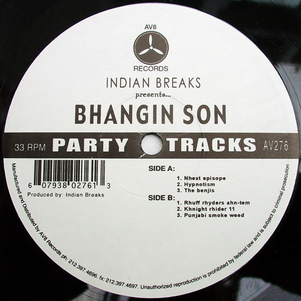 Indian Breaks : Bhangin Son (12")