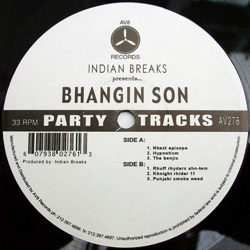Indian Breaks : Bhangin Son (12")