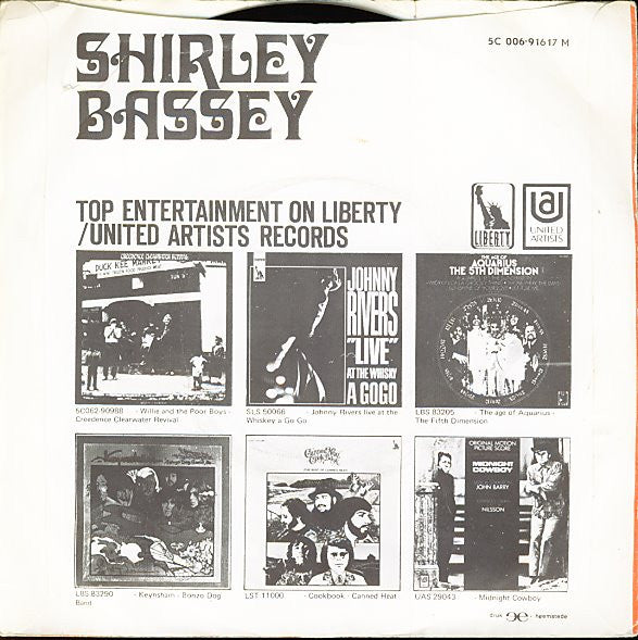 Shirley Bassey : Something (7", Single)