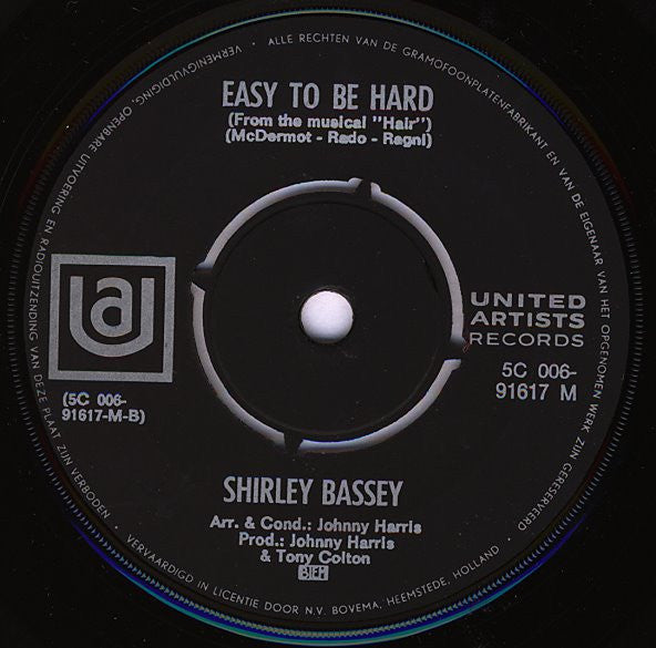 Shirley Bassey : Something (7", Single)