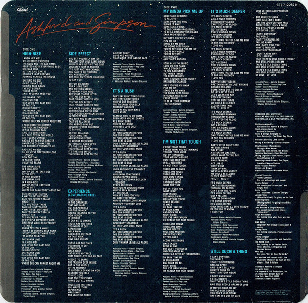 Ashford And Simpson* : High-Rise (LP, Album)